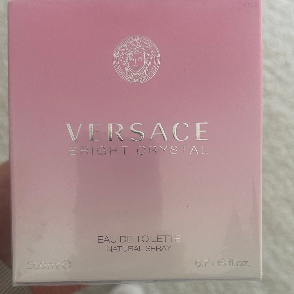 Versace Bright Crystal Pink and White Box